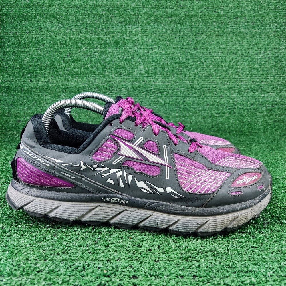 Altra Running Shoes Womens 8.5 Purple Lone Peak 3.5 Trail Zero Drop AFW1755F